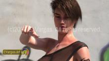 Hot summer on the street