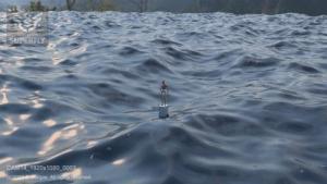 digital model of water surface