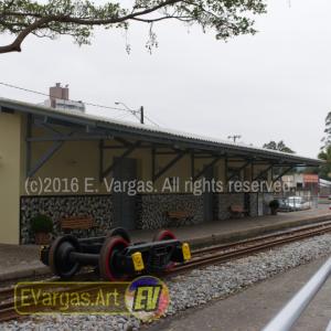 old train station in the city